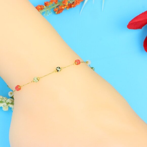 Elegant Handmade Anklet – Perfect for Women & Girls | Ideal Gift Option, DYC157 - Picture 3 of 10